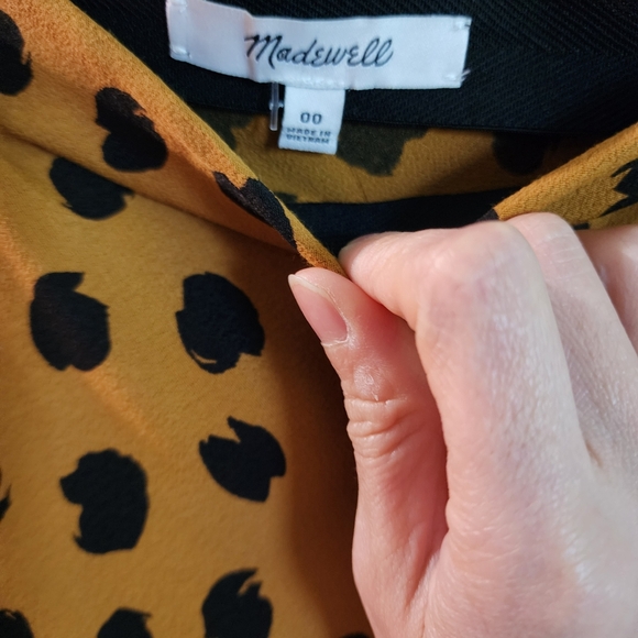 Madewell Midi Printed Slip Skirt - Picture 3 of 3